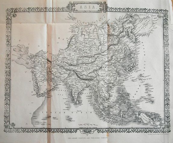 RAPKIN, J., Asia., antique map, old maps