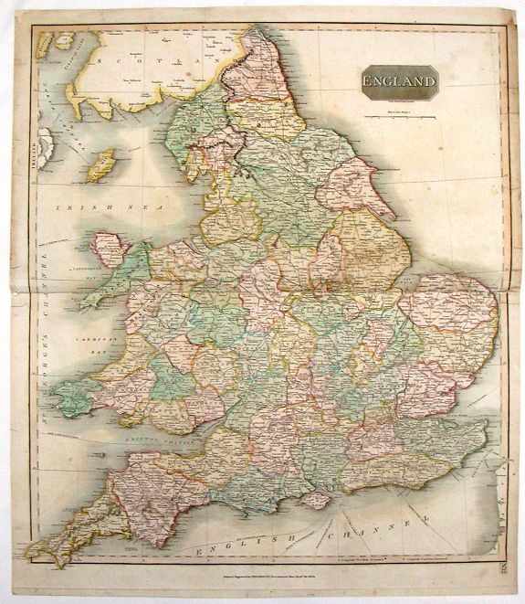 THOMSON, J., England., antique map, old maps