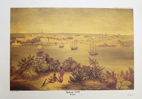 BURDEN, C. A., Sydney NSW 1825., antique map, old maps
