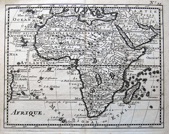 SANSON, N. (after), Afrique., antique map, old maps