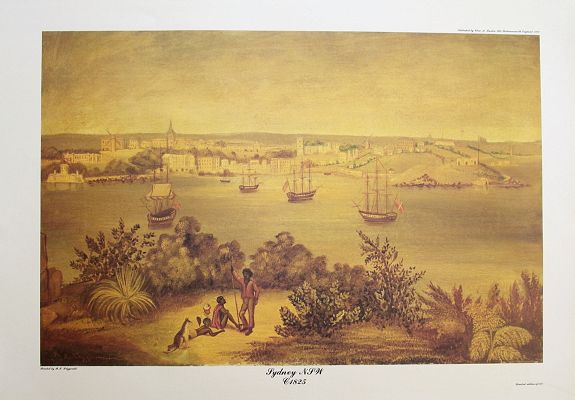BURDEN, C. A., Sydney NSW 1825., antique map, old maps