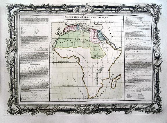 BUY DE MORNAS, C., Description Générale De L'Afrique., antique map, old maps