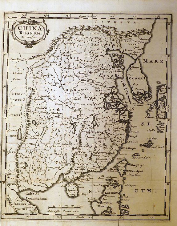 ZUNNER, J.D., China Regnum., antique map, old maps
