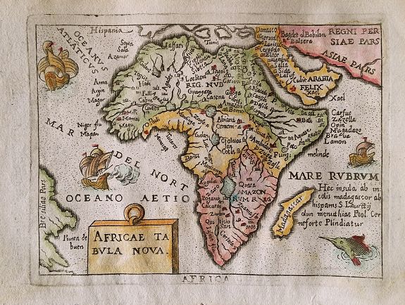 ORTELIUS, A. , Africae Tabula Nova., antique map, old maps
