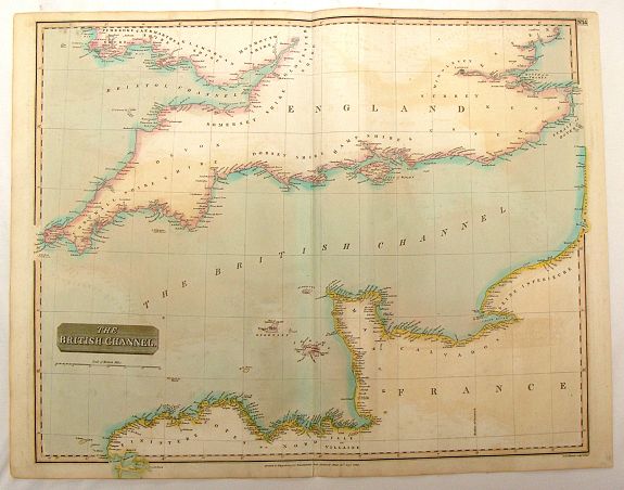 THOMSON, J., The British Channel., antique map, old maps