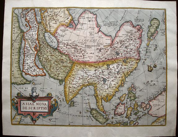 ORTELIUS, A., Asiae Nova Descriptio., antique map, old maps