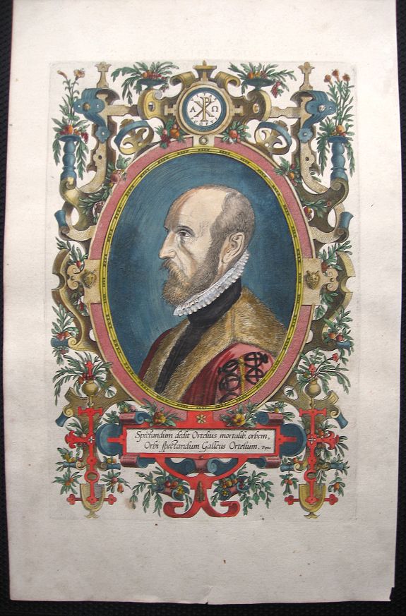 ORTELIUS, A., (Portrait of Ortelius ), antique map, old maps