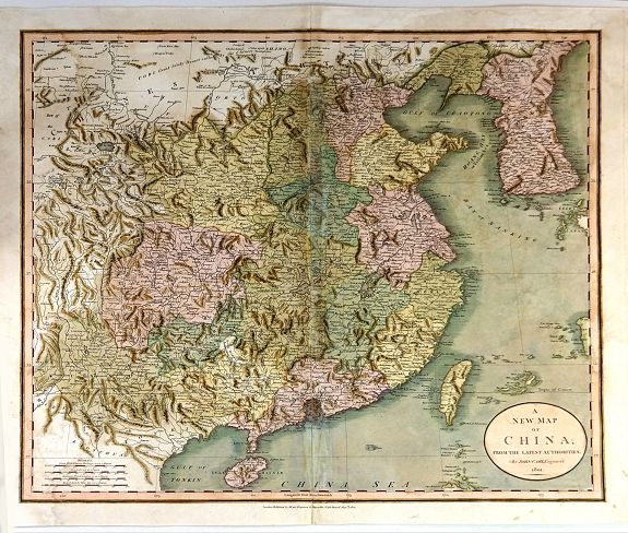 CARY, J., A New Map of China, From the Latest by John Cary, antique map, old maps