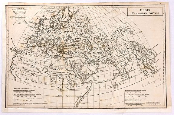 HARRISON, J., Orbis Veteribus Notus, antique map, old maps