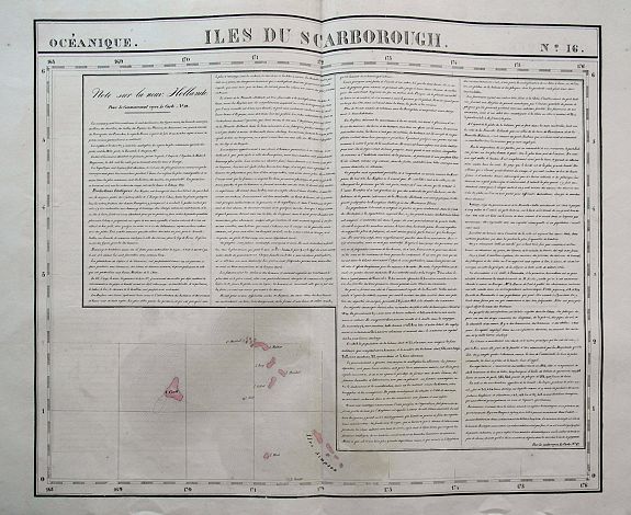 VANDERMAELEN, P., Iles Du Scarborough., antique map, old maps