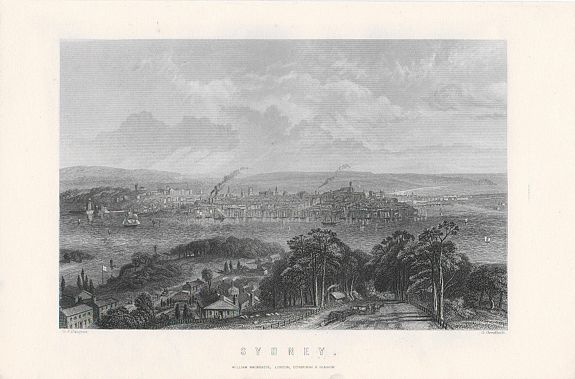 G. F. Sargent - G. Greatbach, SYDNEY, antique map, old maps
