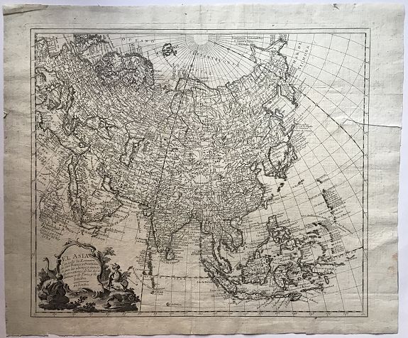 LOPEZ, T., El Asia con toda la Extension de susReinos y Provincias Segun las ultimas y nuevas Observationes, antique map, old maps