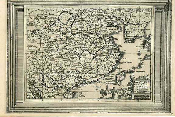 VAN DER AA, P., La Chine, Suivant les Nouvelles Observations..., antique map, old maps
