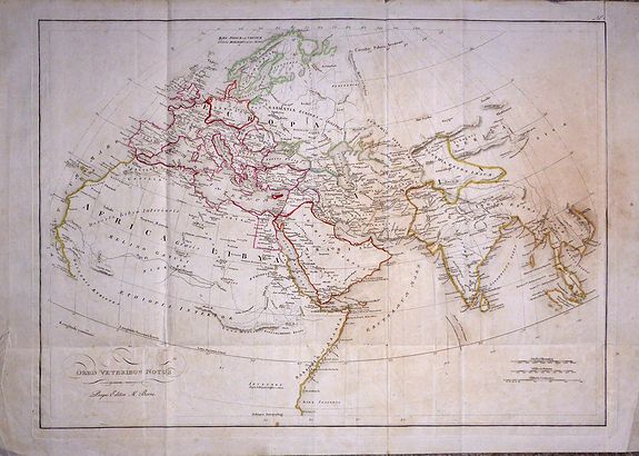 Berra, Marco., Orbis Veteribus Notus , antique map, old maps