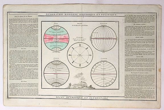 DE MORNAS / DESNOS., Geographie Modern Historique et Politique., antique map, old maps