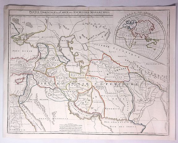 VAUGONDY / DELAMARCHE., Partie Orientale de la Carte des Anciennes Monarchies..., antique map, old maps