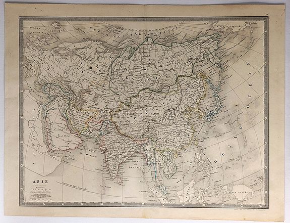 ANTOINE, L., Asie., antique map, old maps