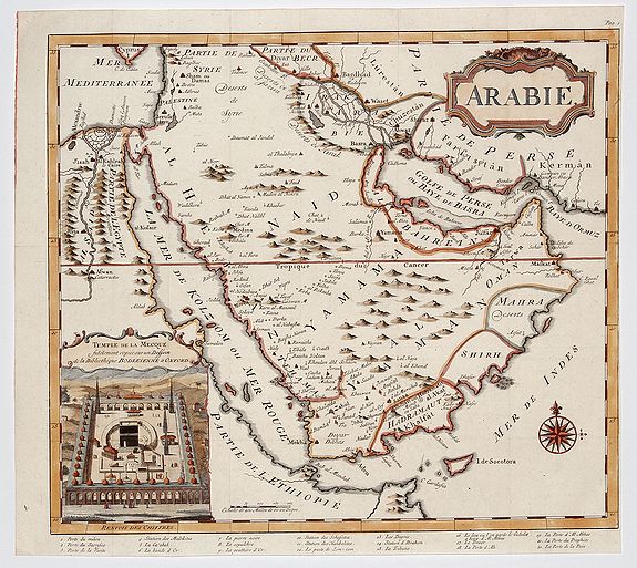 ANON., ARABIE . . . , antique map, old maps