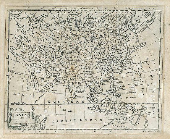 GAVIN, H. , Asia., antique map, old maps