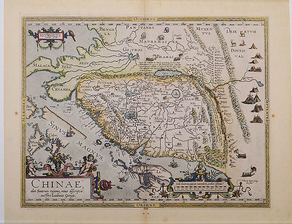ORTELIUS, A., Chinae, olim Sinarum Regionis, nova descriptio. Auctore Ludovico Georgio., antique map, old maps