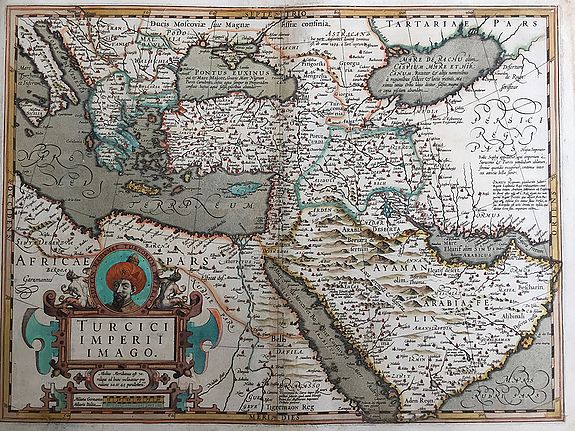 Mercator, G. / Hondius, H., Turcici Imperii Imago., antique map, old maps