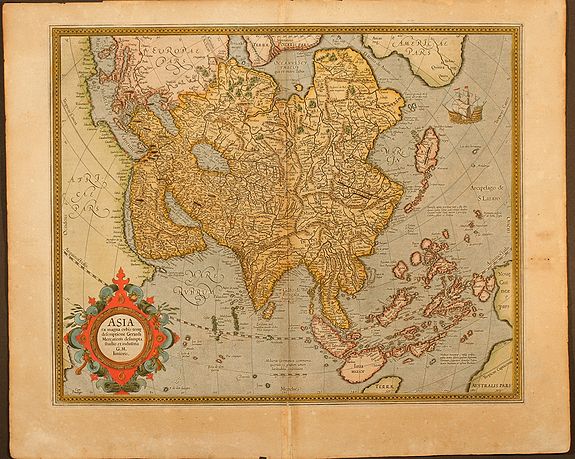 Mercator, G., Asia ex Magna Orbis Terre Descriptione Gerardi Mercatoris Desumpta, Studio et Industria G.M. Iunioris, antique map, old maps