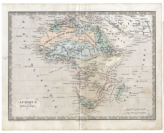FREMIN, Afrique/Publiee par Logerot. , antique map, old maps