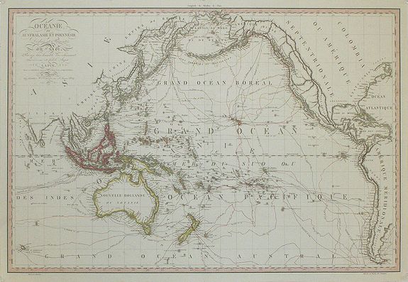 LAPIE, A., Océanie, ou Australasie et Polynésie . .
, antique map, old maps