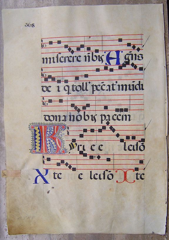ANONYMOUS., GRADUAL, antique map, old maps