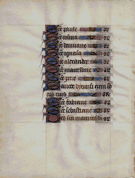 ANONYMOUS., Book of Hours, antique map, old maps