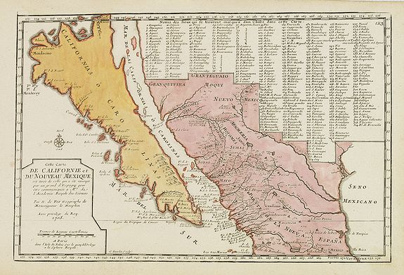 DE FER, N., Cette Carte de Californie et du Nouveau Mexique ?, antique map, old maps