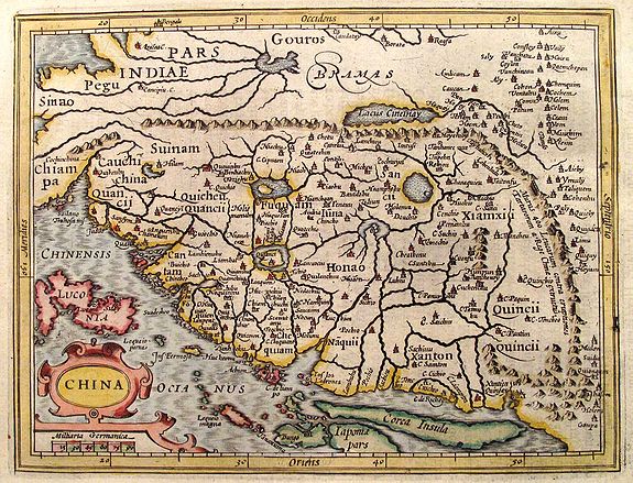 HONDIUS, J. / SPARKES, M., China., antique map, old maps