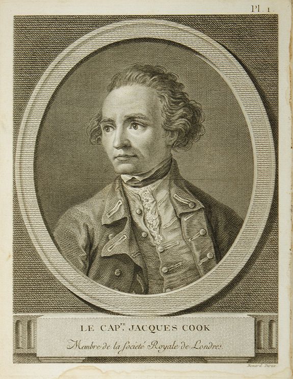COOK, J., Le Cap-ne. Jacques Cook …, antique map, old maps