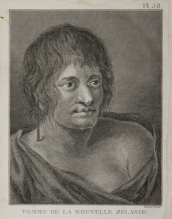 COOK, J., Femme de la Nouvelle Zélande., antique map, old maps