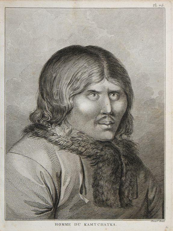 COOK, J., Homme du Kamtchatka., antique map, old maps