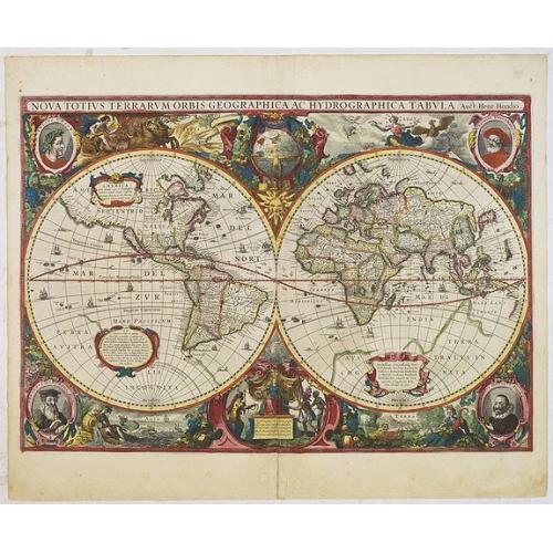 Old map image download for Nova Totius Terrarum Orbis Geographica. .