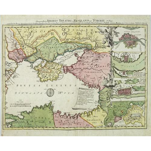Old map image download for Des neueroffneten Kriegs-Theatri in Rusland und Turckey..