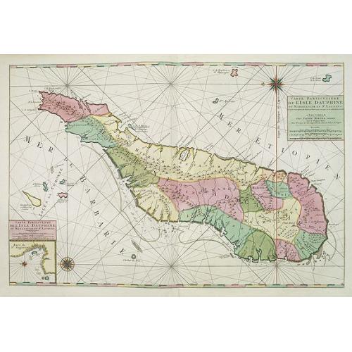 Old map image download for Carte particuliere de L'Isle Dauphine ou Madagascar..
