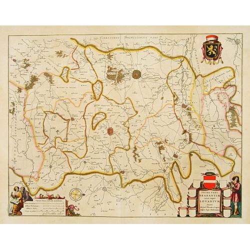 Old map image download for Prima pars Brabantiae cuius caput Lovanium.