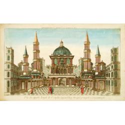 Vue du sperbe Temple de St.Sophie .. a Constantinople.