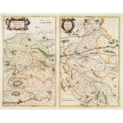 Old map image download for Perchensis comitatus-La Perche comte./ Comitatus Blesensis