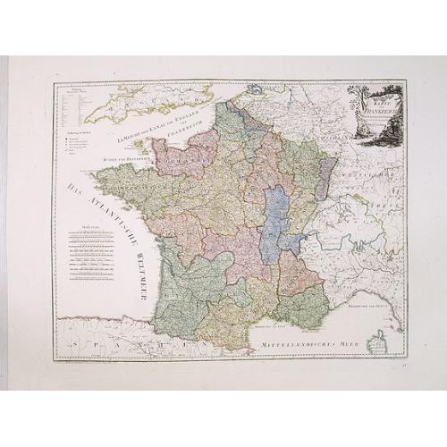 Old map image download for Karte von Frankreich.