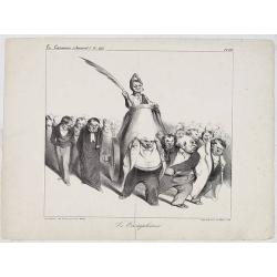Le Triomphateur. (Plate 449 in La Caricature)