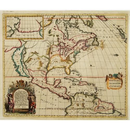 Old map image download for Charte eines sehr grossen Landes zwischen Neu Mexico und ..