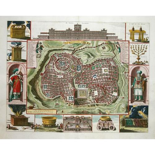 Old map image download for Jerusalem.