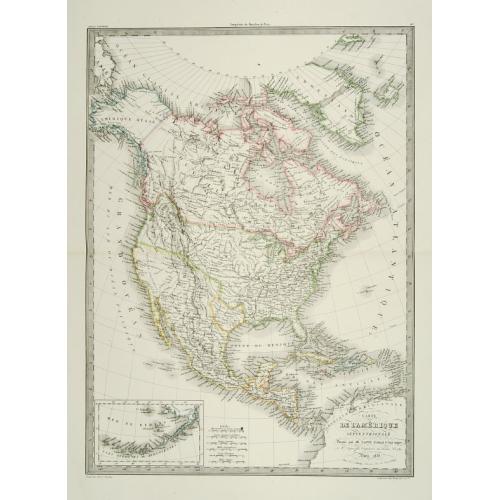 Old map image download for Carte de l'Amérique Septentrionale ..