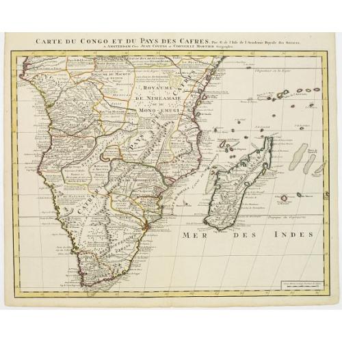 Old map image download for Carte du Congo et du Pays des Cafres.