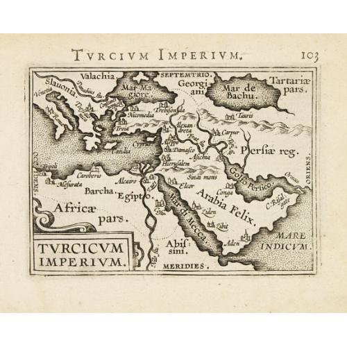 Old map image download for Turcicum Imperium.