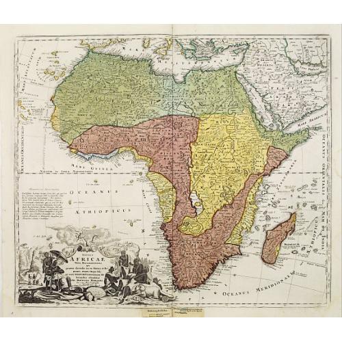 Old map image download for Totius Africae nova repraesentatio..