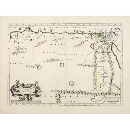 Old map image download for Patriarchatus Alexandrini Geographica descriptio.